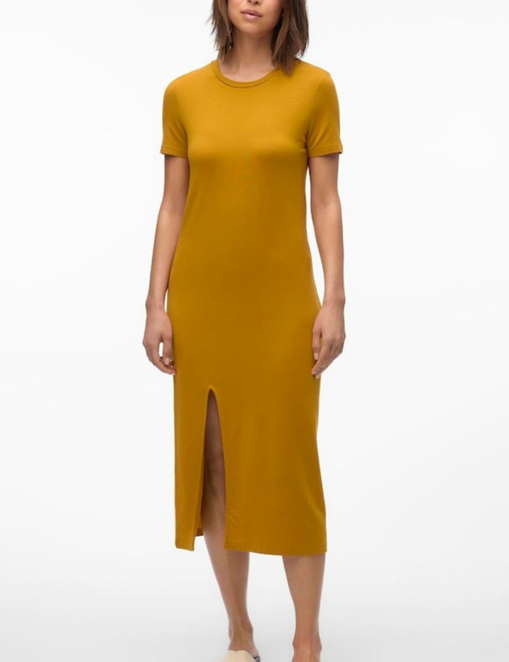 Rochie maxi AWARE by VERO MODA, galben