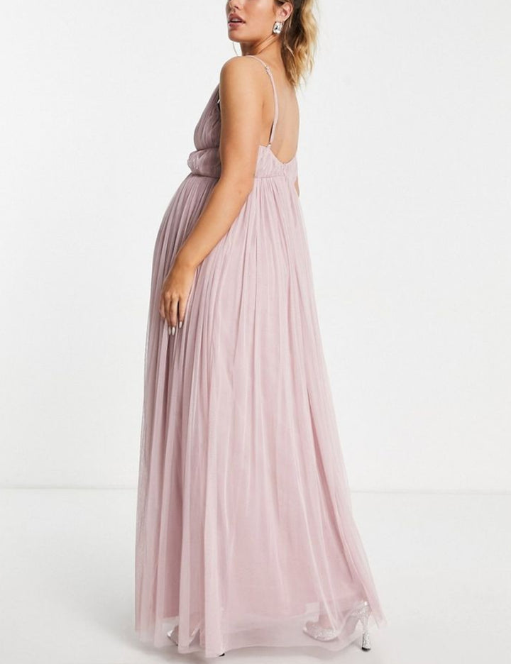 Rochie maxi Beauut, roz