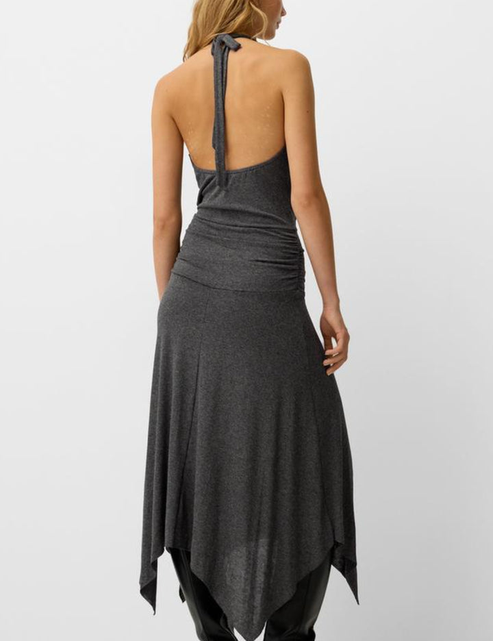 Rochie midi Bershka, gri