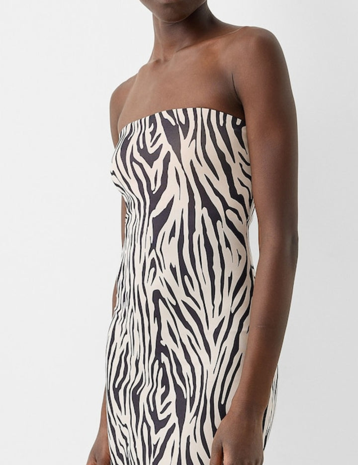 Rochie maxi Bershka, mix culori