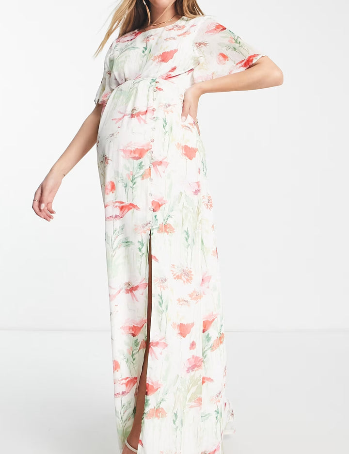 Rochie maxi HOPE & IVY, mix culori