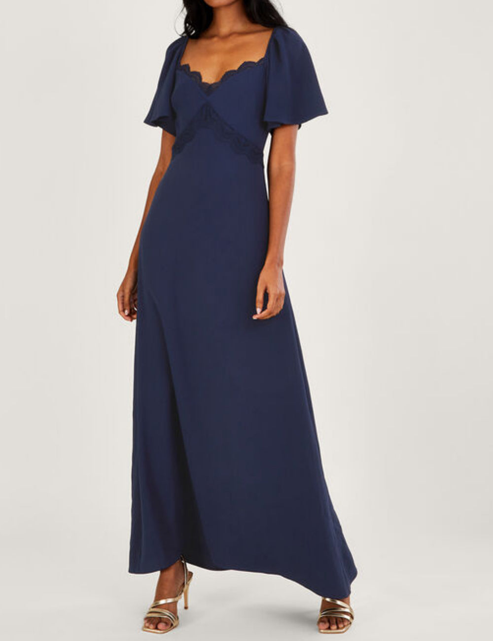 Monsoon maxi ruha, kék