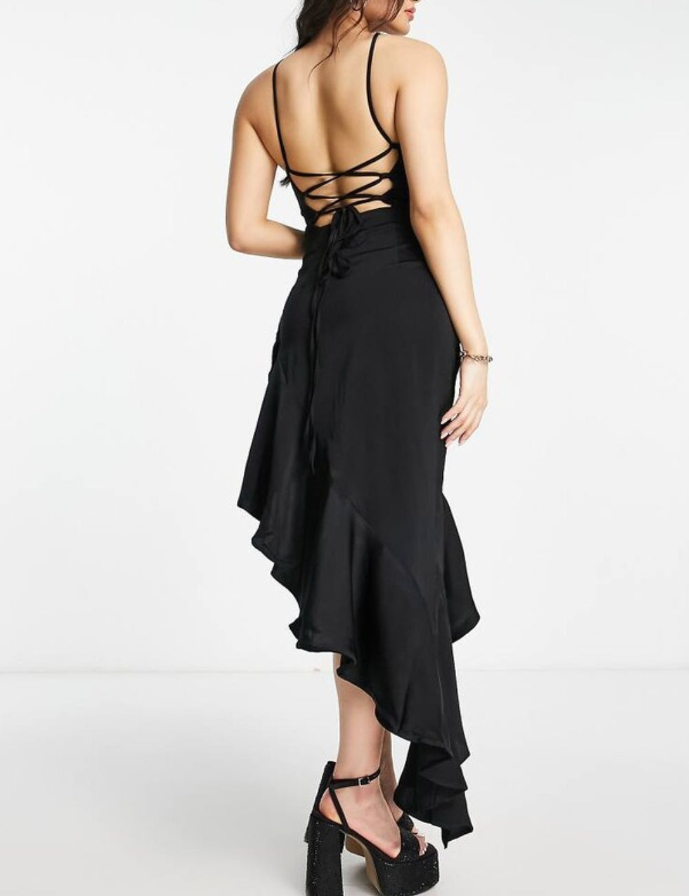 Rochie maxi NAANAA, negru