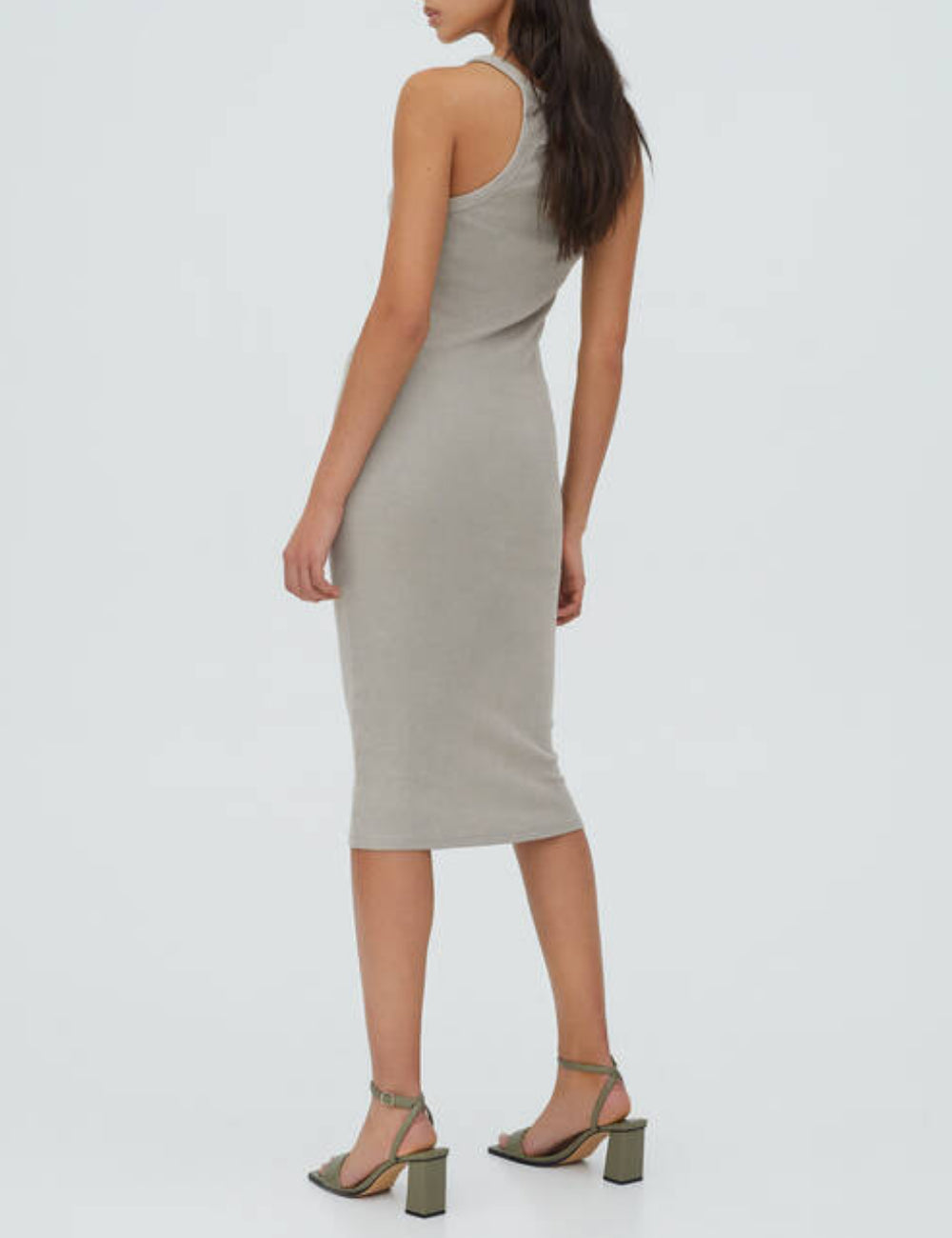 Rochie maxi Pull&Bear, bej