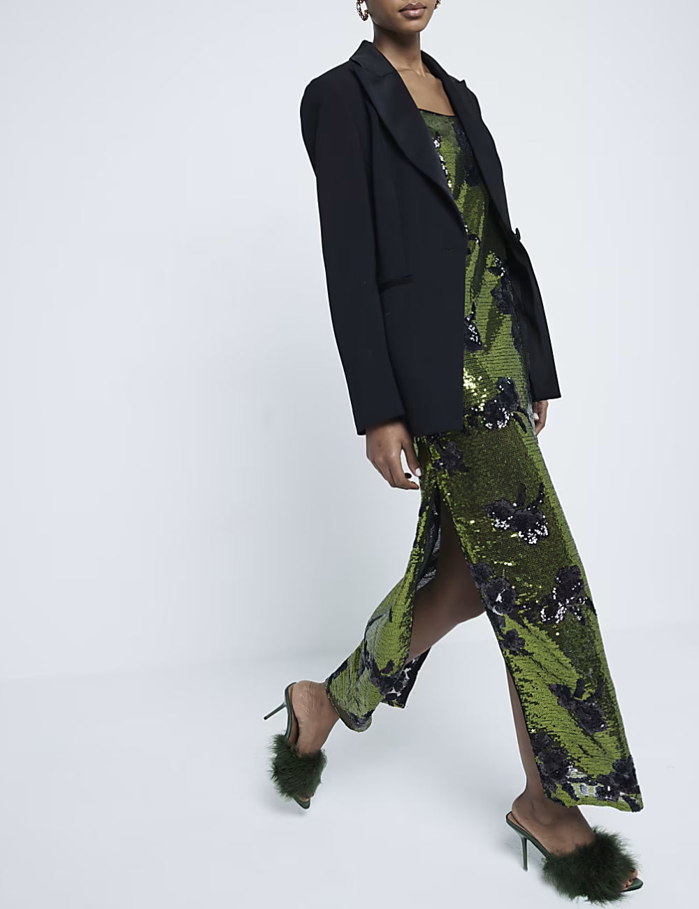 Rochie maxi River Island, mix culori