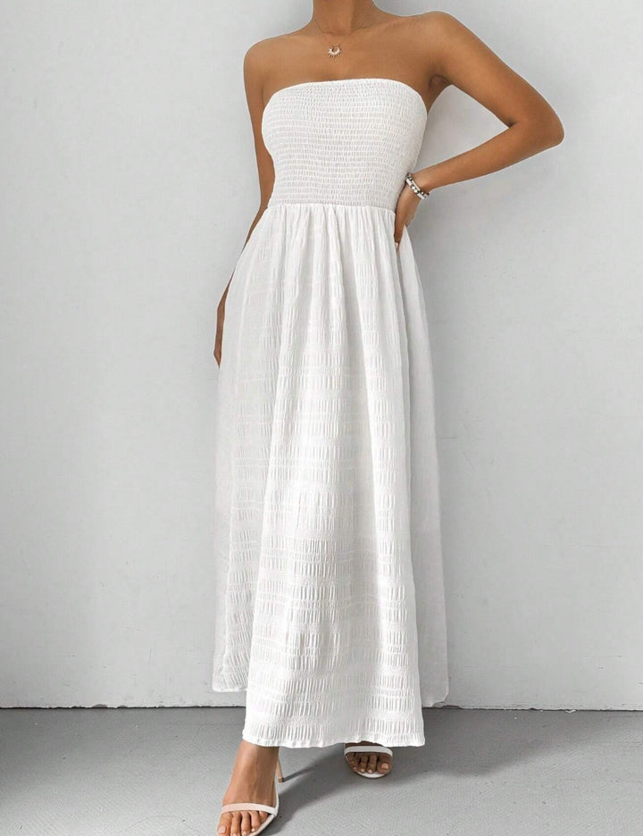 Rochie maxi Shein, alb