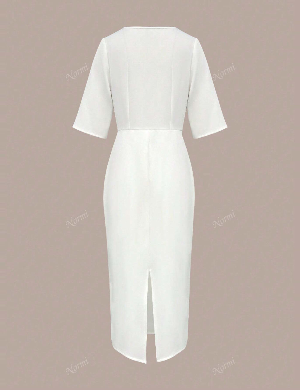 Rochie midi Shein, alb