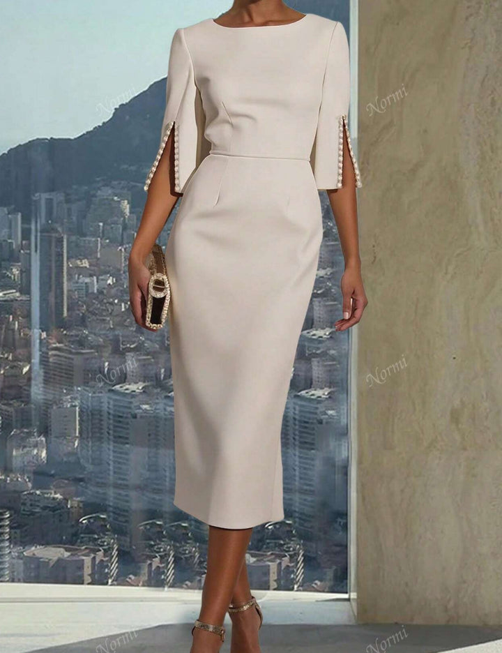 Rochie midi Shein, alb