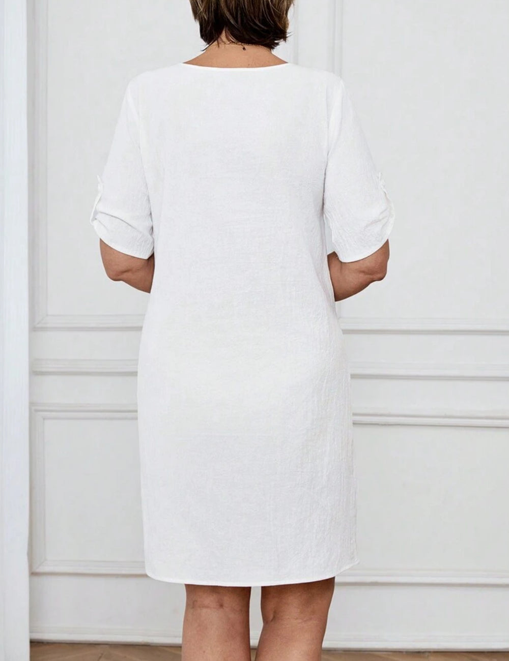Rochie maxi Shein, alb