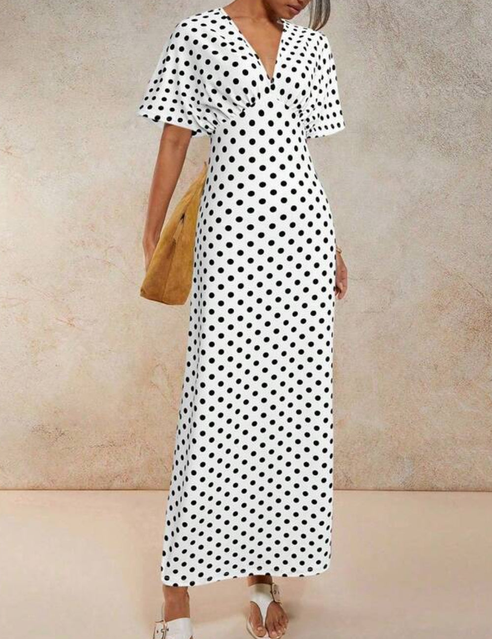 Shein maxi ruha, fehér