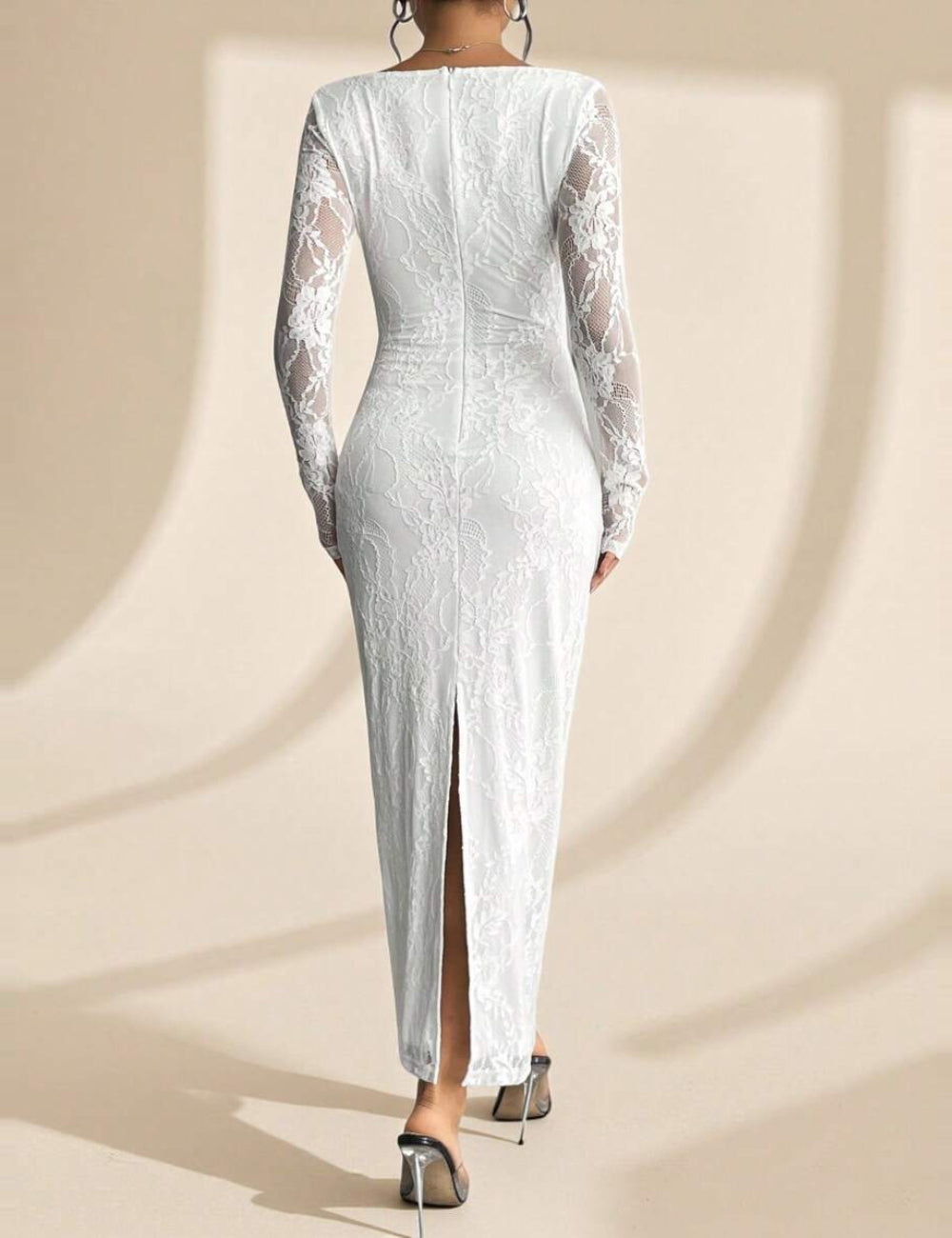 Rochie maxi Shein, alb