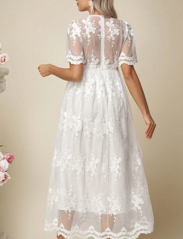 Shein maxi ruha, fehér