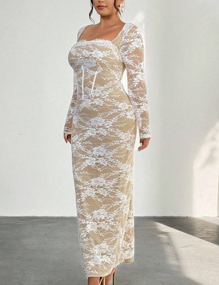 Shein Curve+ maxiruha, fehér