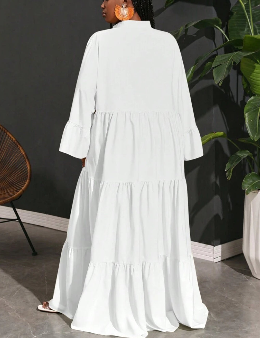 Shein Curve+ maxiruha, fehér