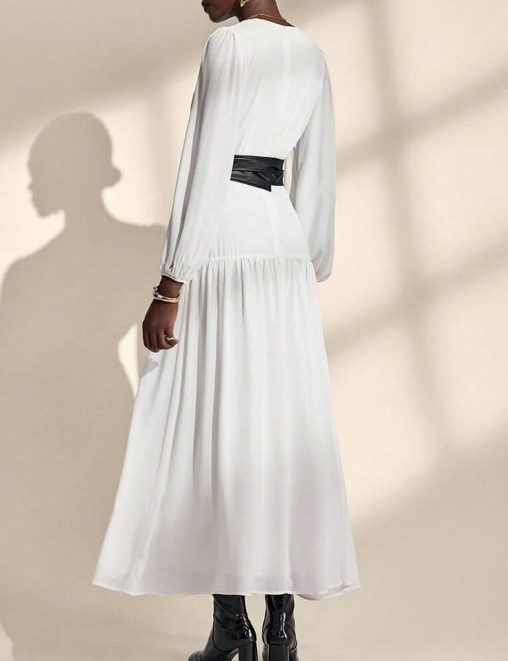 Rochie maxi Shein, alb