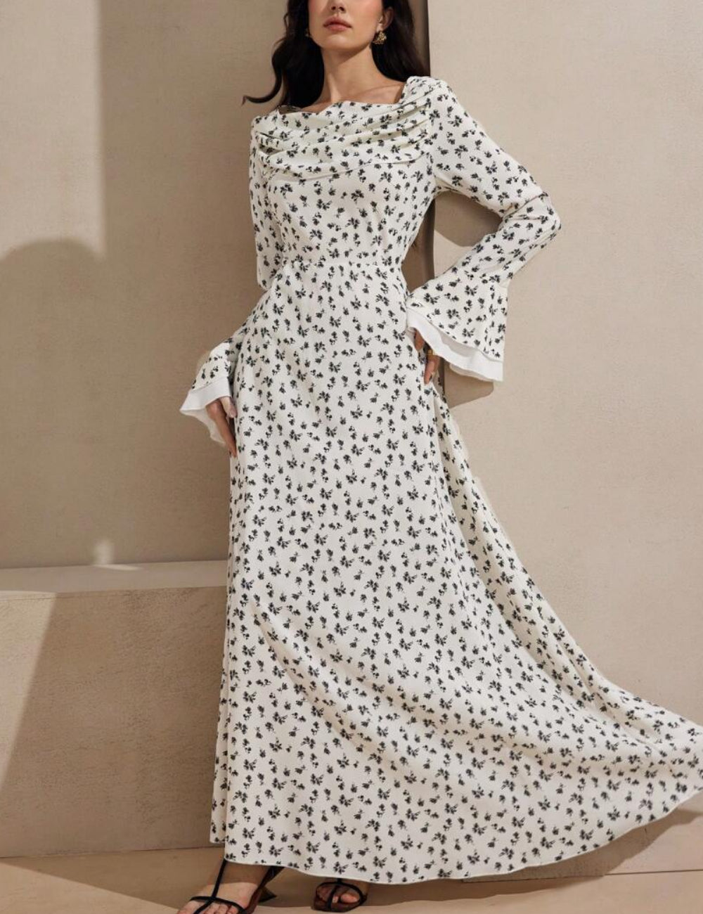 Rochie maxi Shein, alb