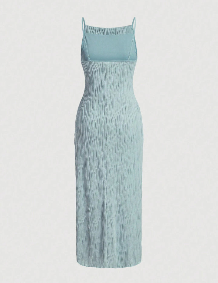 Shein maxi ruha, kék