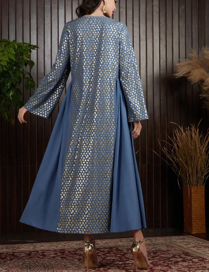 SHEIN maxi ruha, kék