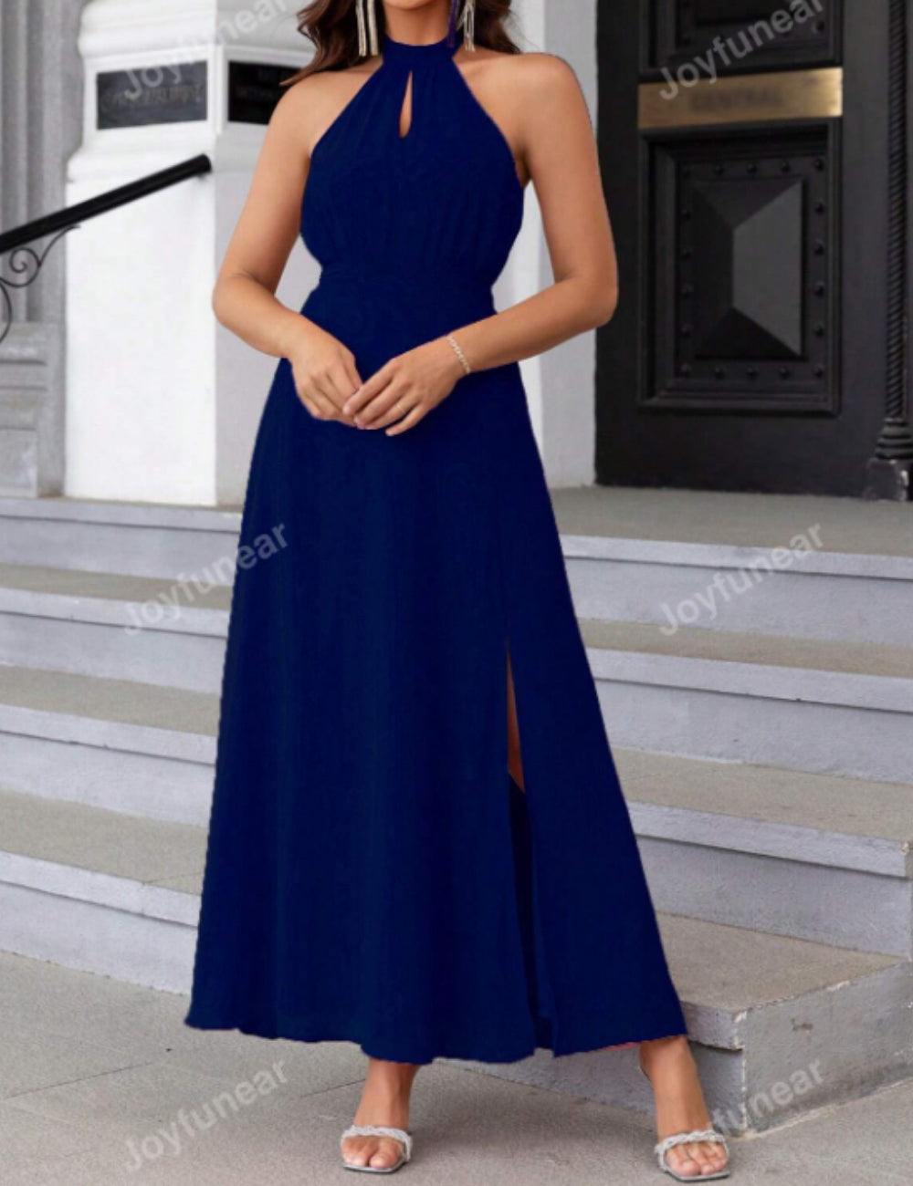 SHEIN maxi ruha, kék