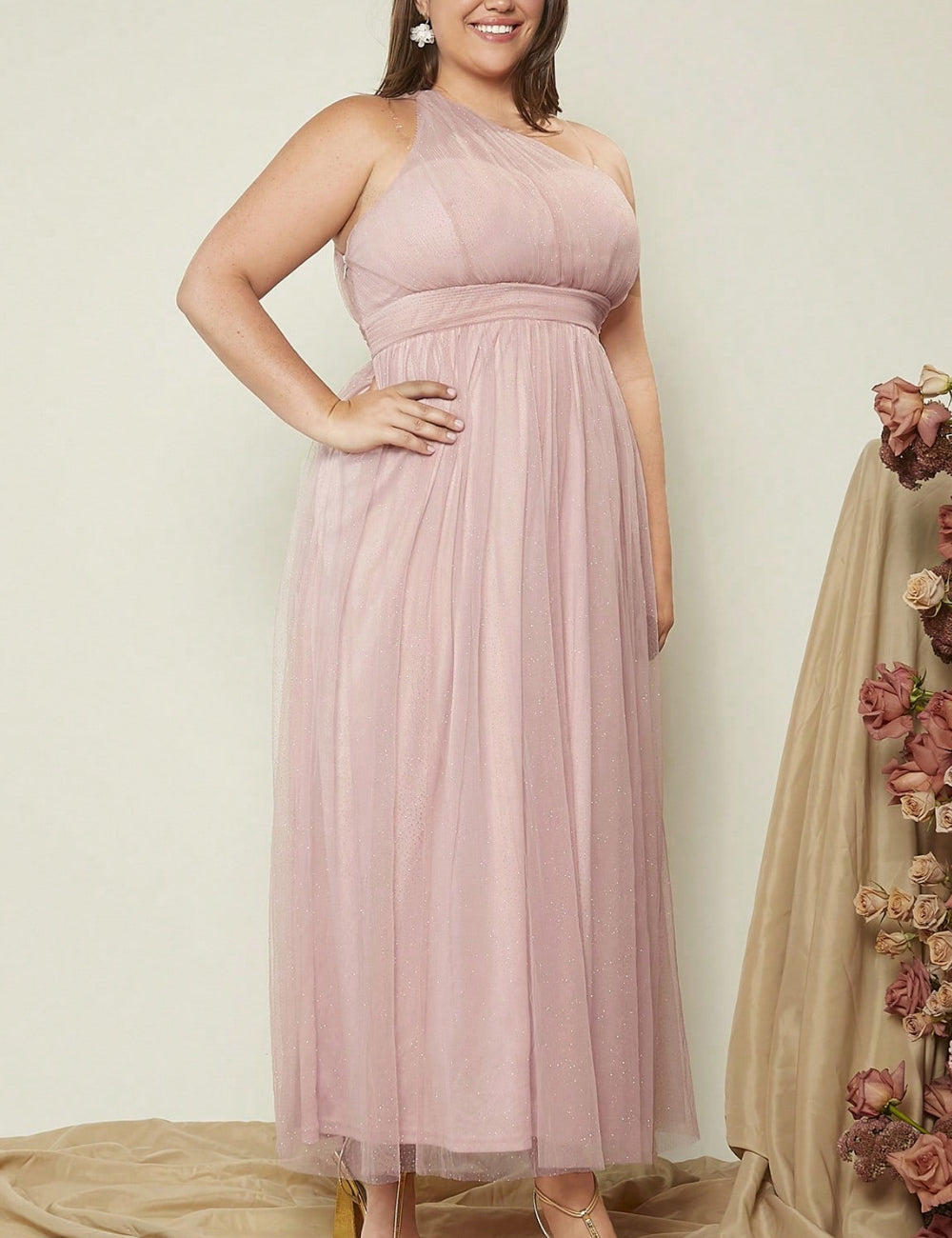 Shein Curve+ maxiruha, rózsaszín