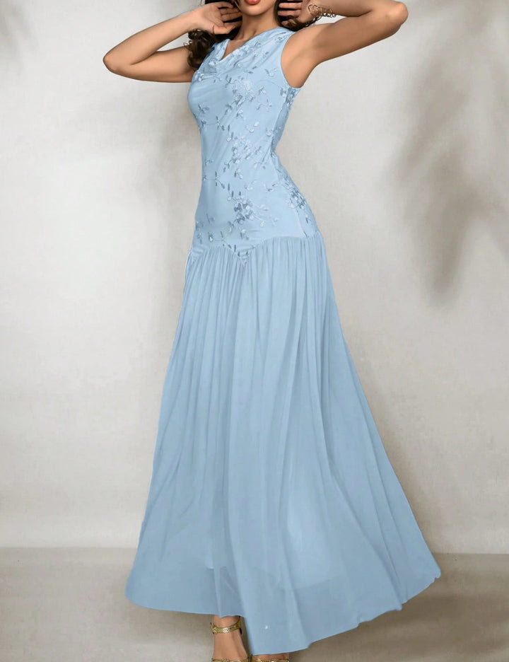 Shein maxi ruha, kék