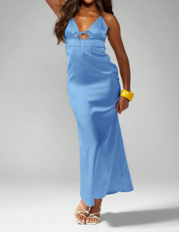 Shein Missguided maxi ruha, kék