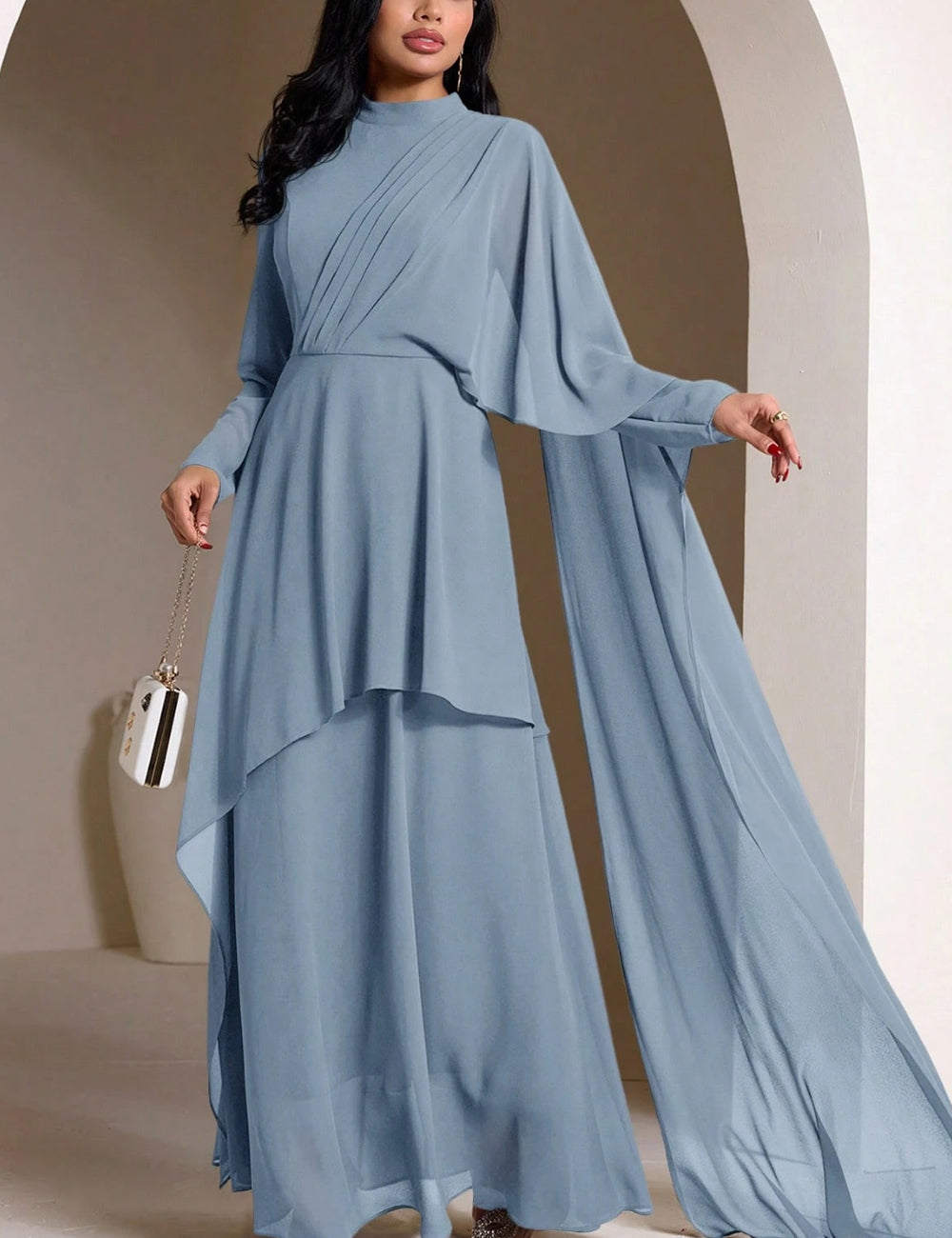 Rochie maxi Shein, albastru