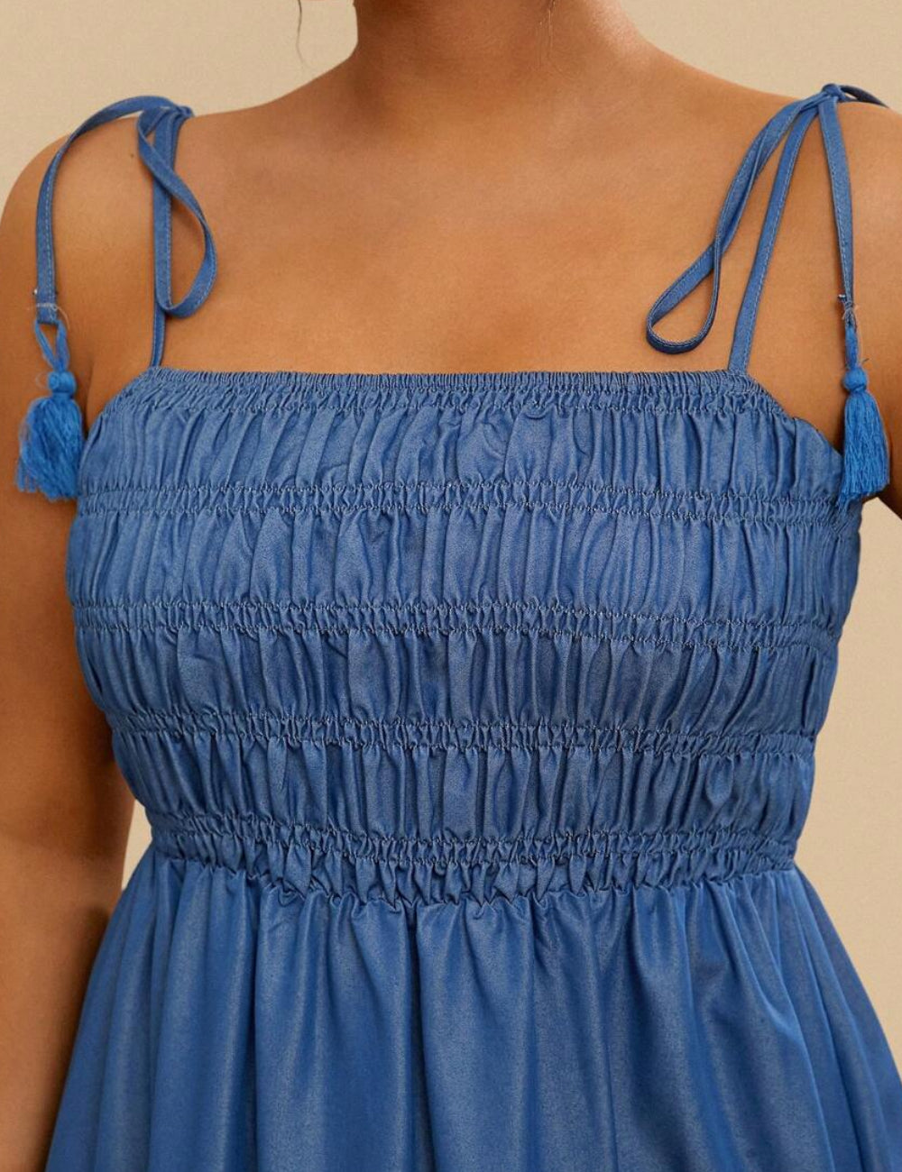 Shein Curve+ maxi ruha, kék