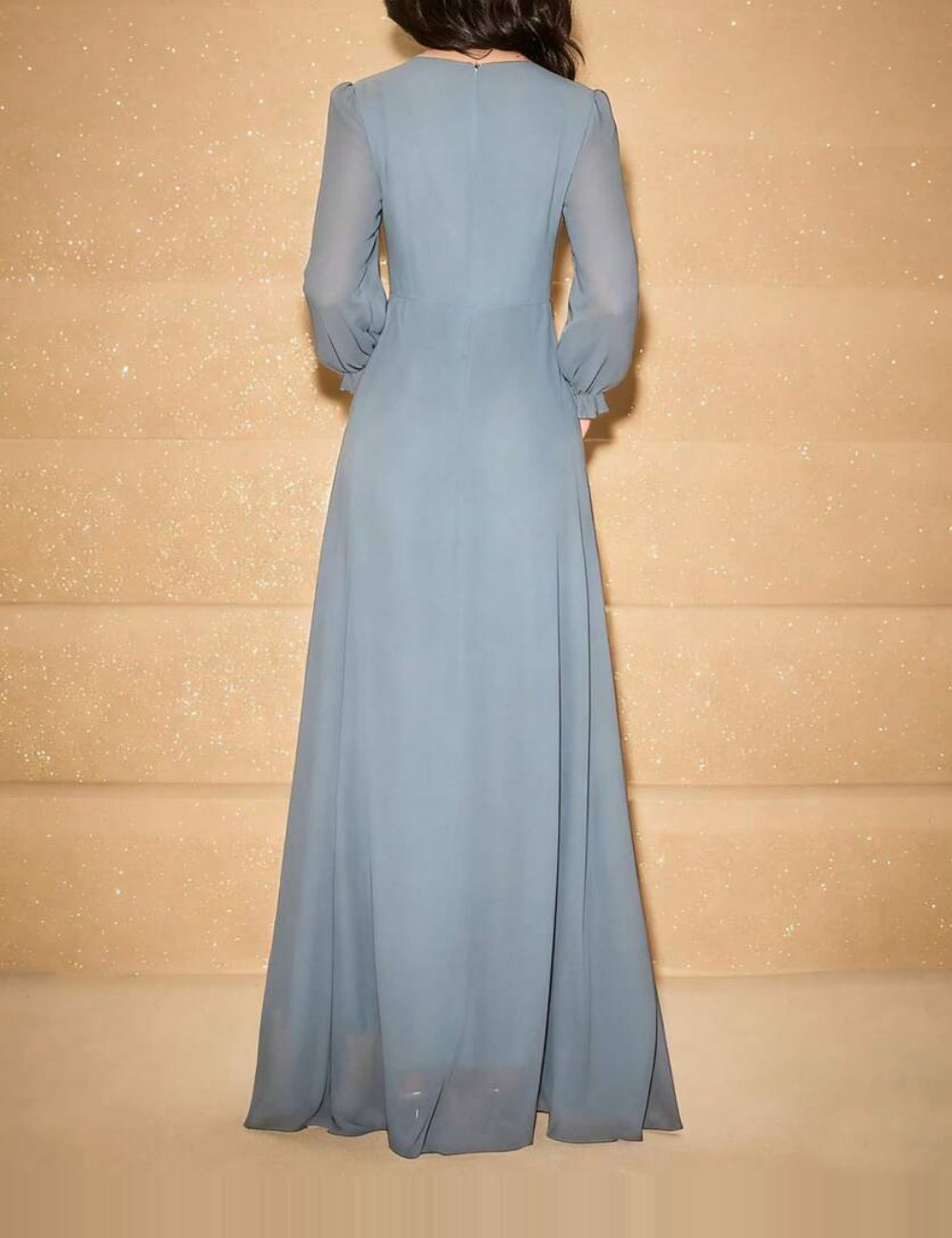 Shein maxi ruha, kék