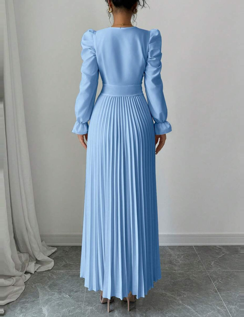 Shein maxi ruha, kék