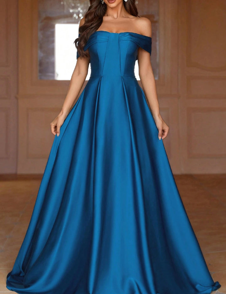 Shein maxi dress, blue