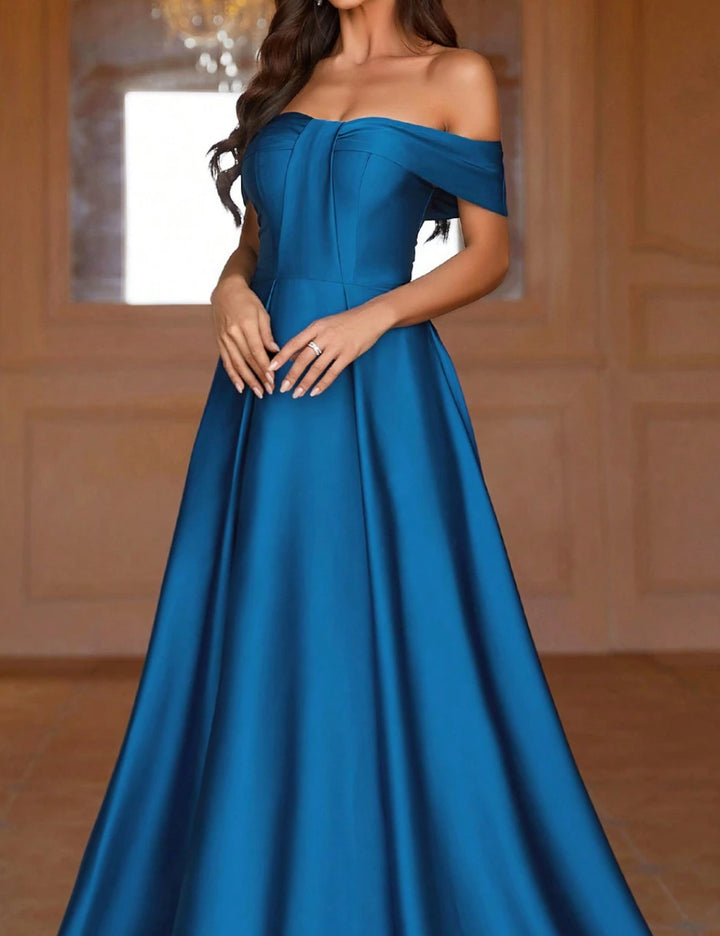 Shein maxi dress, blue