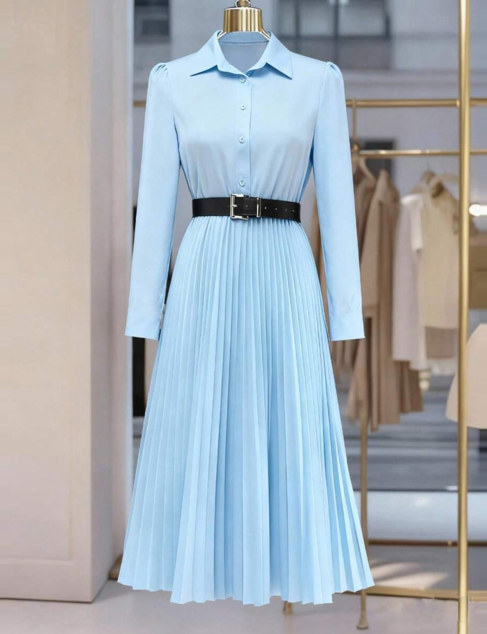 Rochie maxi Shein, albastru
