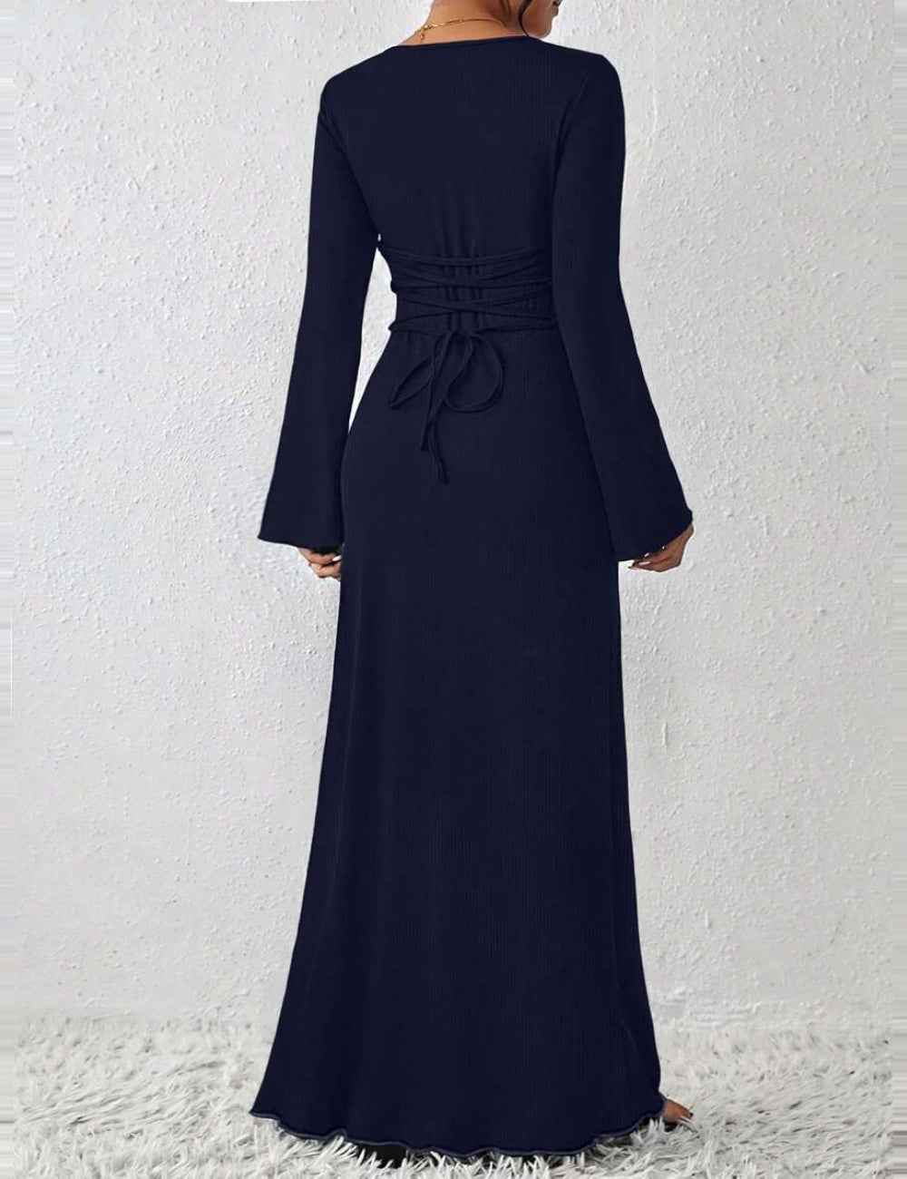 Shein maxi ruha, kék