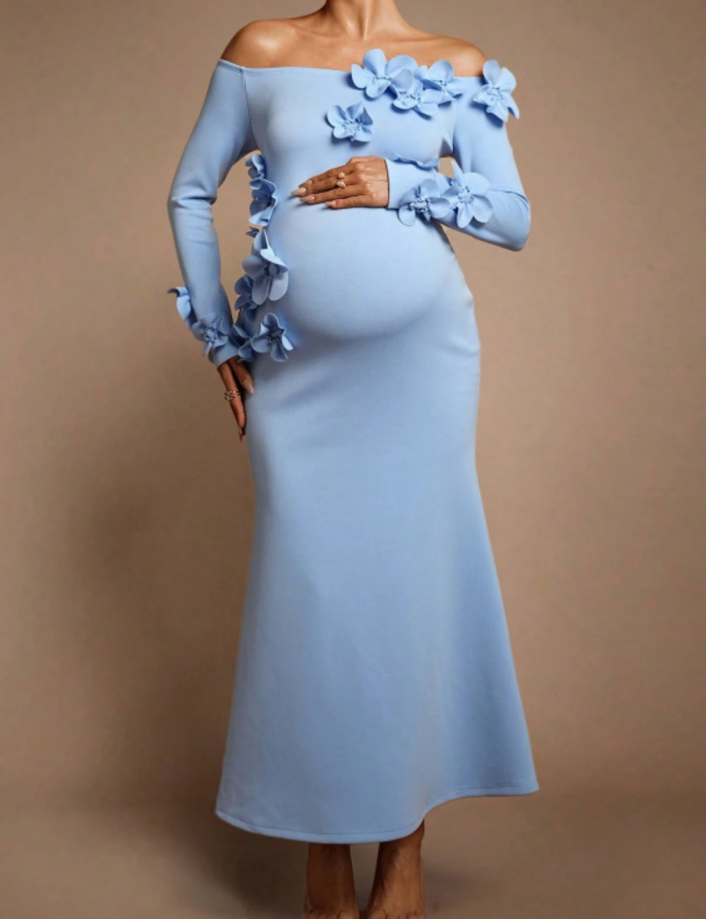 Shein maxi ruha, kék