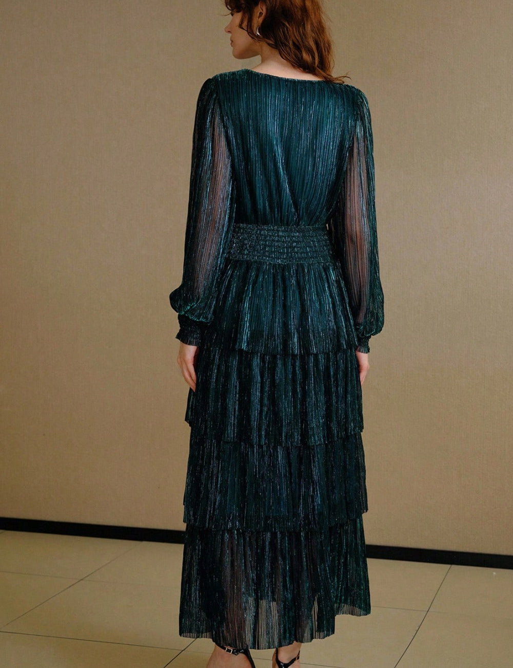 Shein maxi ruha, kék