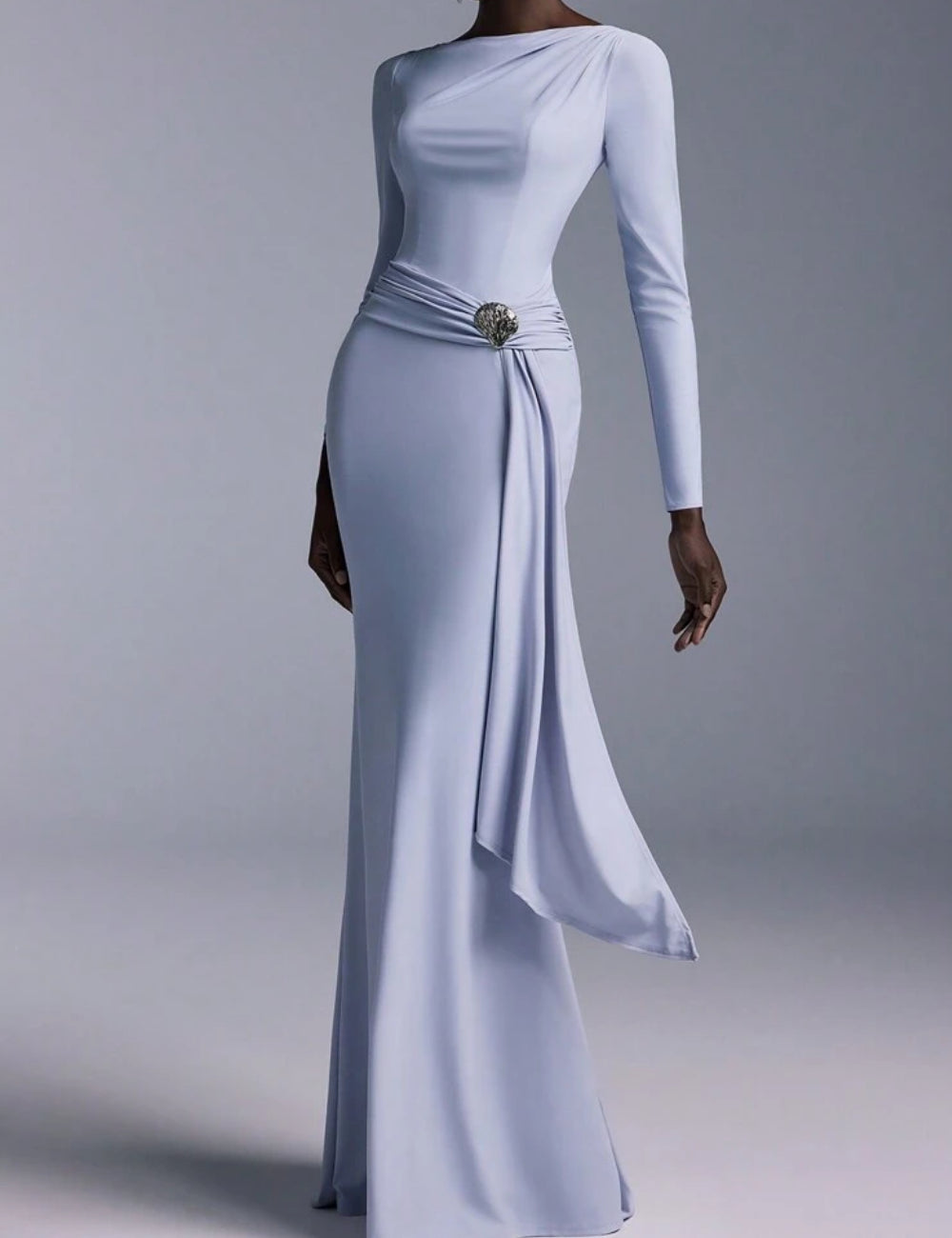 Rochie maxi Shein, albastru