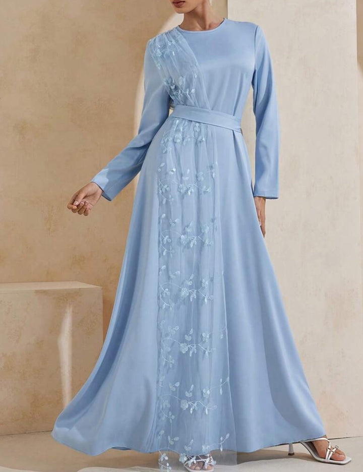 Shein maxi ruha, kék