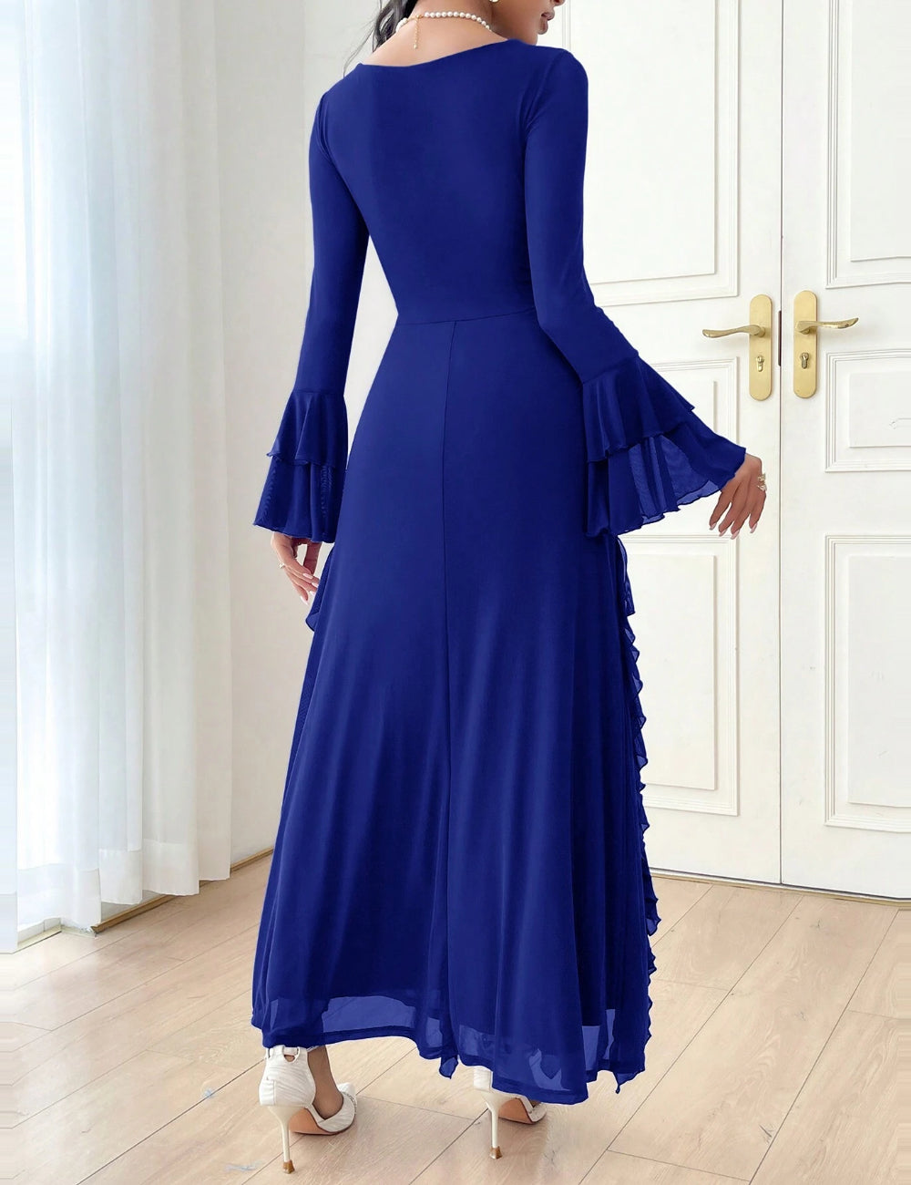 Rochie maxi Shein, albastru