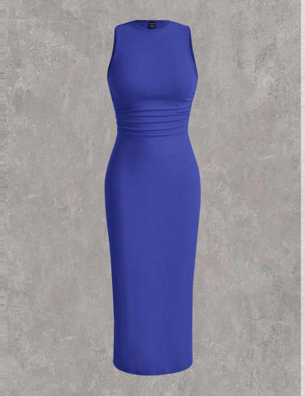 Shein Curve+ maxi ruha, kék