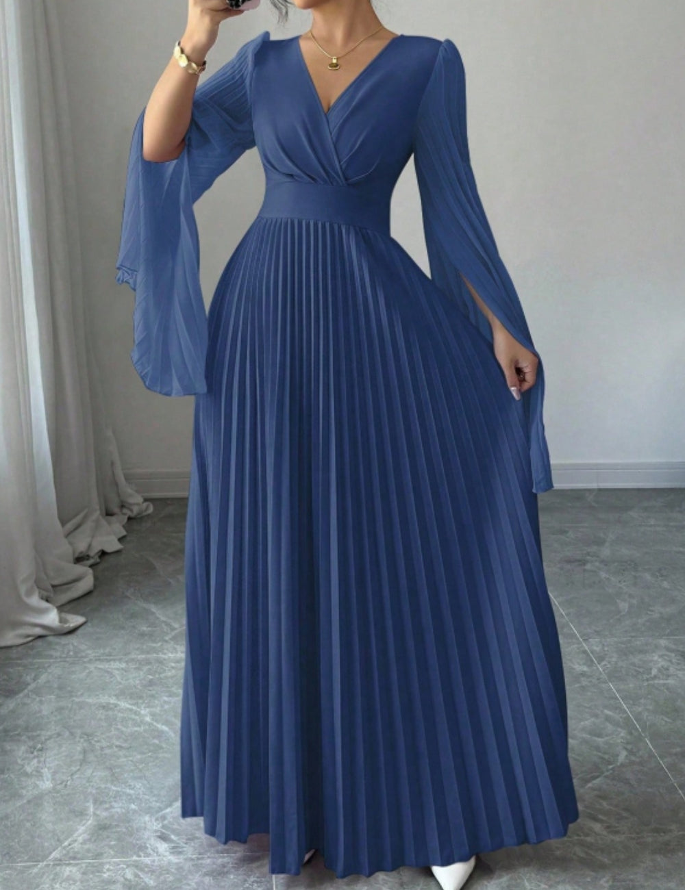 Rochie maxi SHEIN, albastru