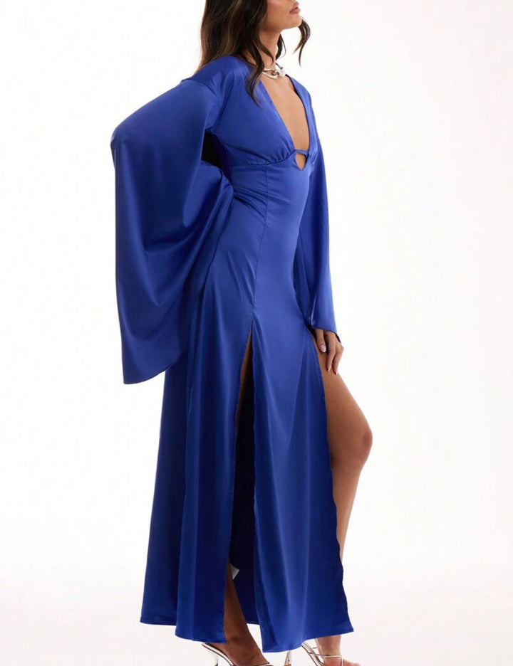 Rochie maxi Shein MUSERA, albastru
