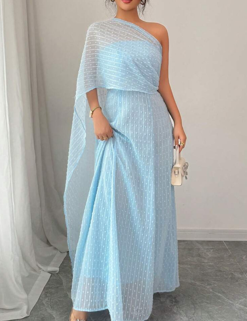 Rochie maxi Shein, albastru