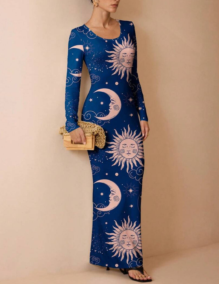 Rochie maxi Shein, albastru
