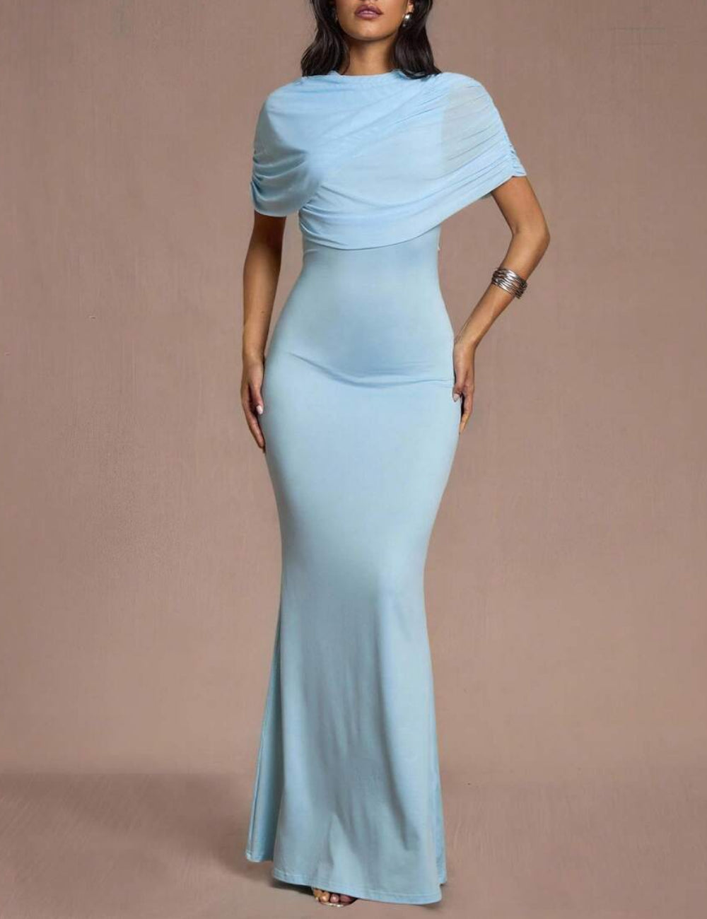 Rochie maxi Shein, albastru