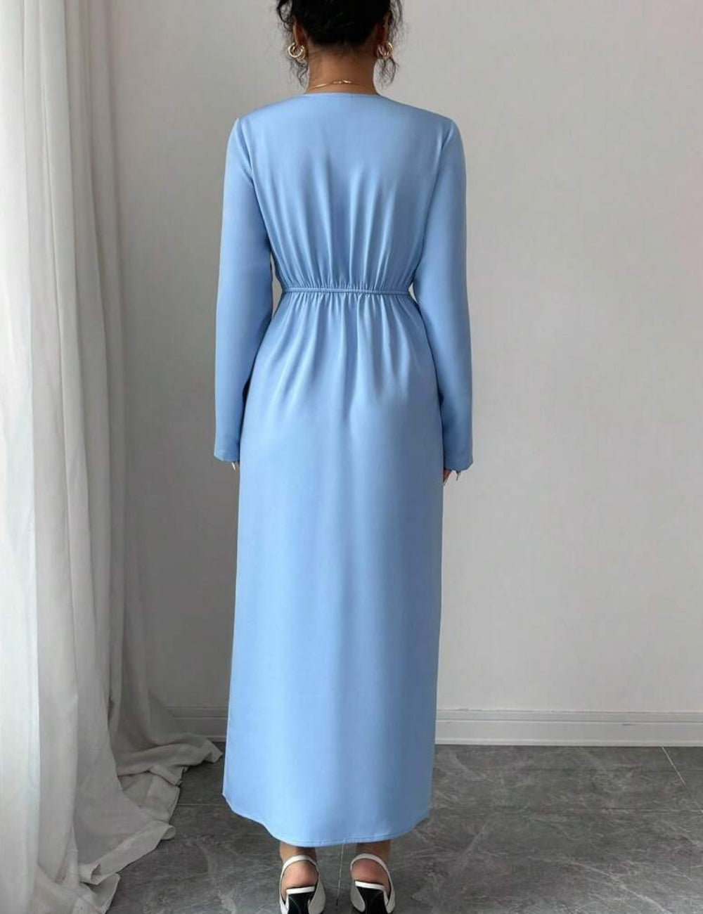 Rochie maxi Shein, albastru
