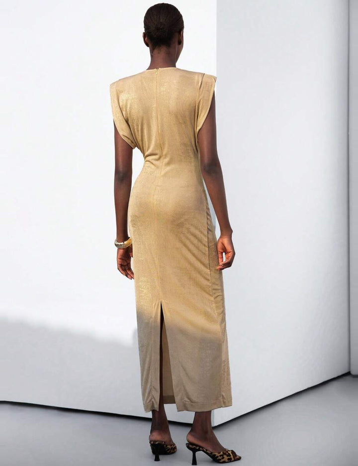 Shein Aveloria maxi ruha, arany