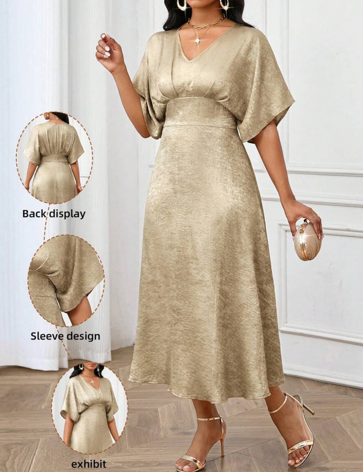Rochie maxi Shein, auriu