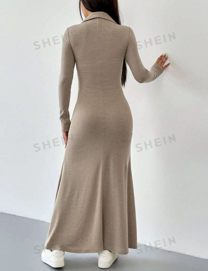 Rochie maxi Shein, bej