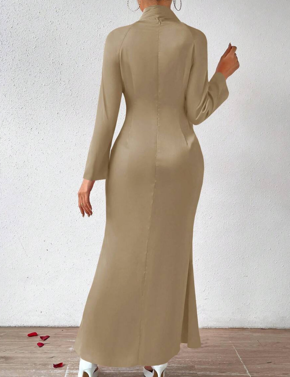 Shein maxi ruha, bézs